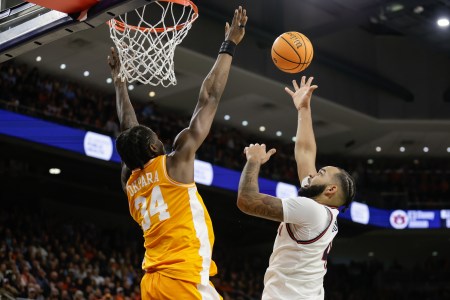 Auburn senior forward Johni Broome returned from a two-game absence due to a sprained ankle for the Tigers' big matchup against Tennessee. He had 16 points and 13 rebounds in the 53-51 win.