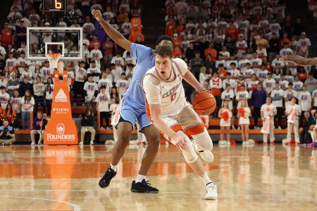 Viktor Lakhin helped lead the Tigers to back-to-back wins over Duke and UNC.